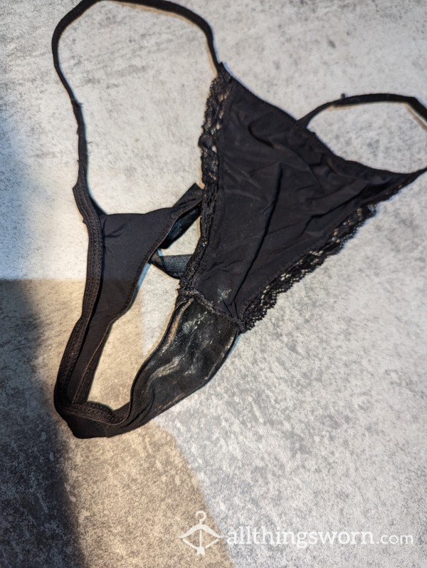 48 Hour Wear Black G String