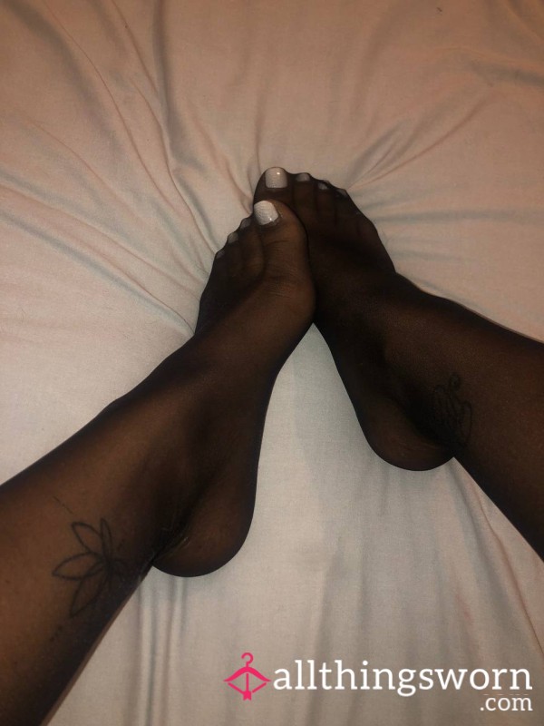 48 Hour Worn Cuck/cuckquean Footjob Nylon Socks