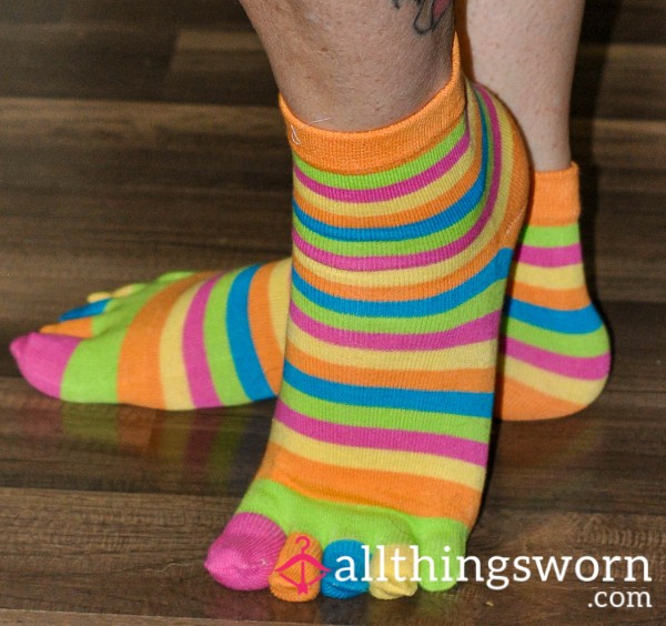 🌾 48-Hour Worn Toe Socks – Straight From This Wild Carolina Girl’s Feet! 🌾