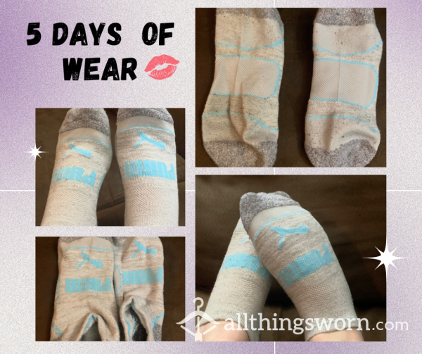 5 Days Super Worn Puma Ankle Socks