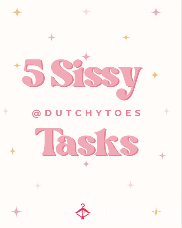 5 Sissy Tasks