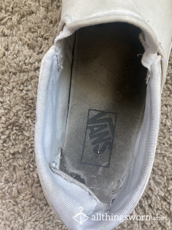 5+ Year Old White Vans