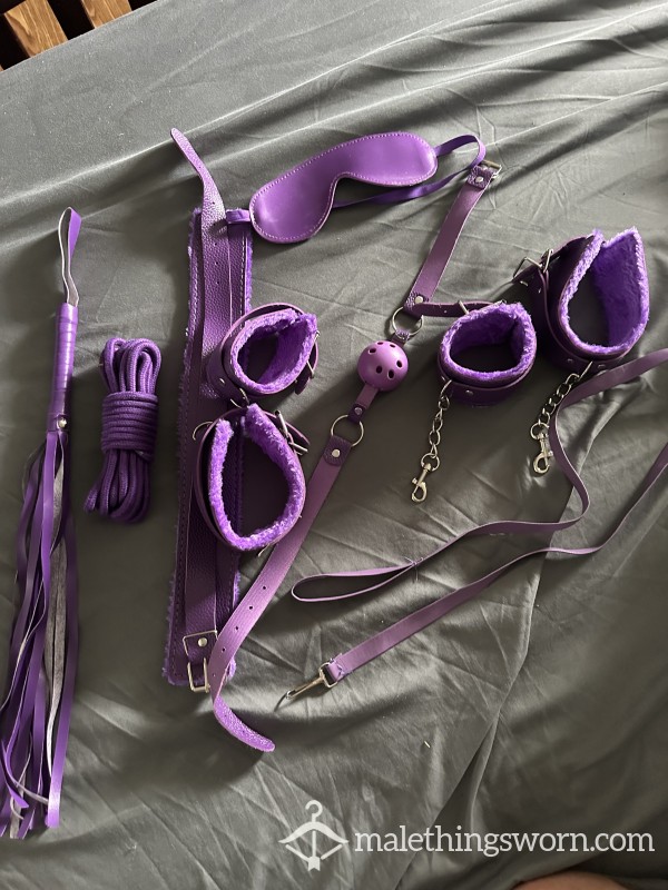 $23-Purple Bondage Set