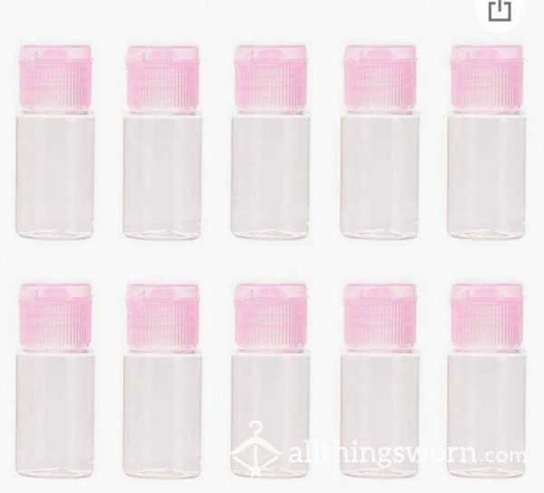 50ml Bottles Of Sp*t/wee/bath Water