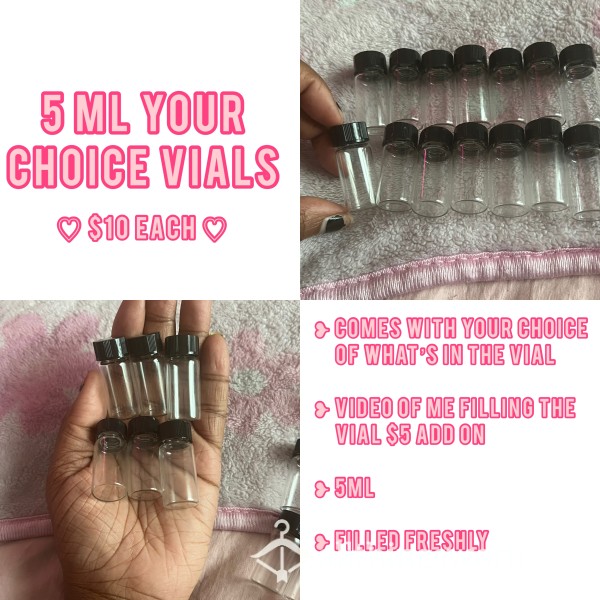 5ML Your Choice Vials