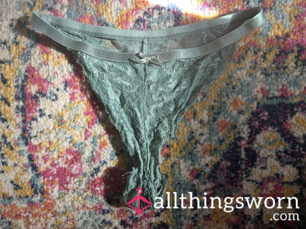 6+ Months Owned Green Lacy Panty, Worn Many Times💚💚