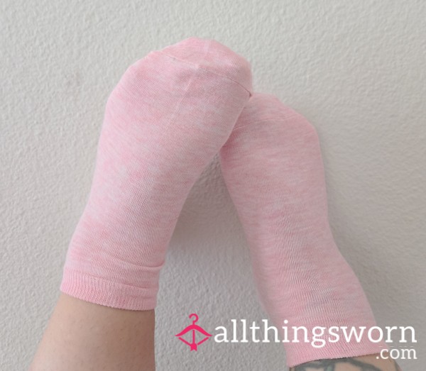 Pink Thin Cotton Socks