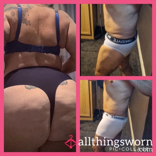 96 Hour Worn Trunks Or Briefs Your Choice M/F Duo Wear With Cei Instruction