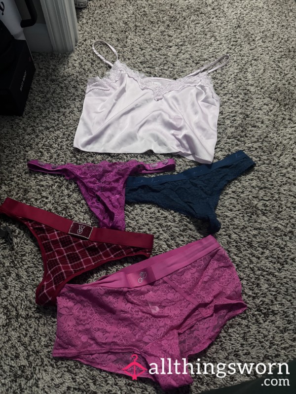 A Collection Of Panties And A Cute Top