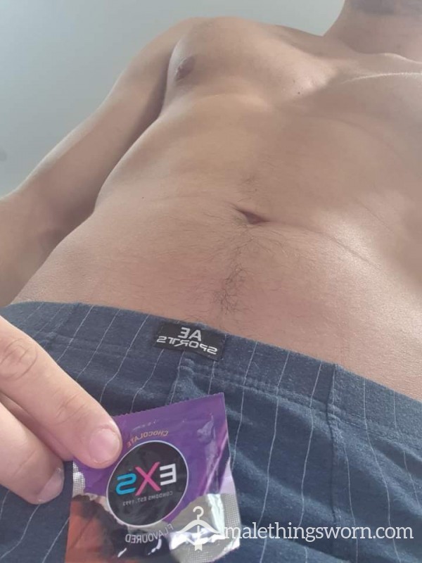 A Condom Full Of Steamy C*m.