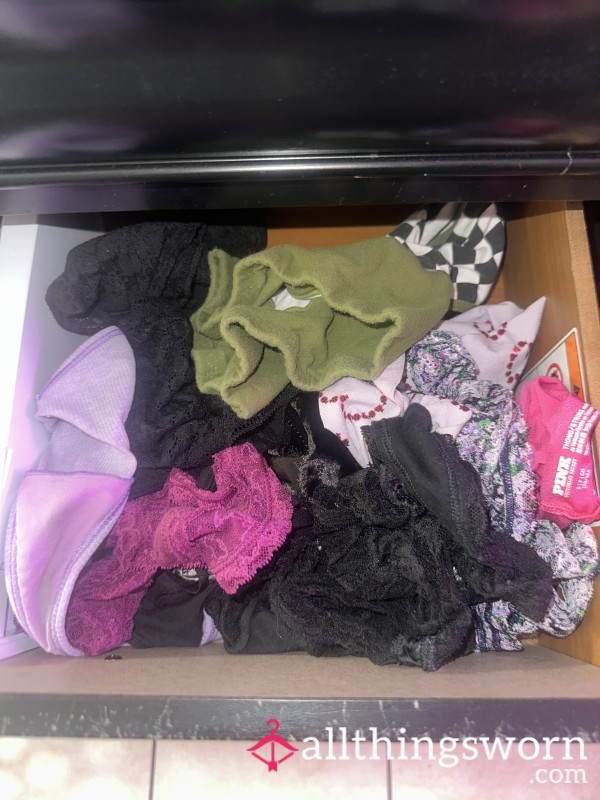 A WHOLE DRAWER Of Well Worn, All Types, Anyway You Like Them