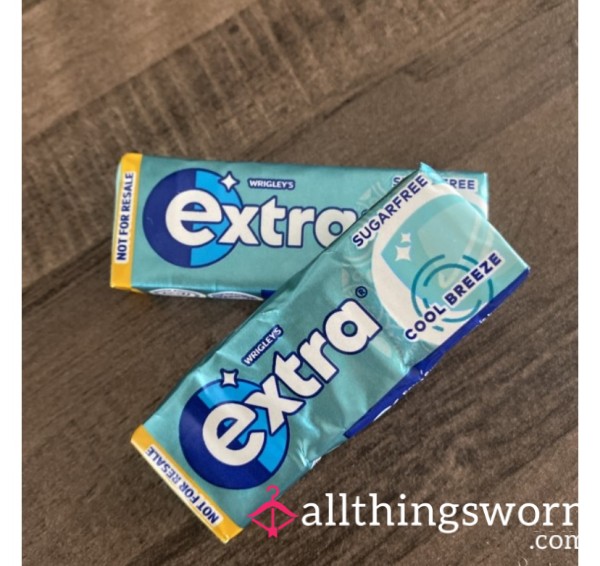 A Whole Pack Of Chewed Chewing Gum For You To Savour