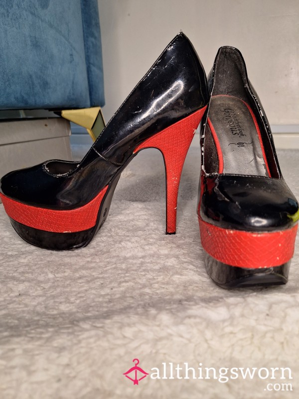 Abused Stripper Stiletto Heels