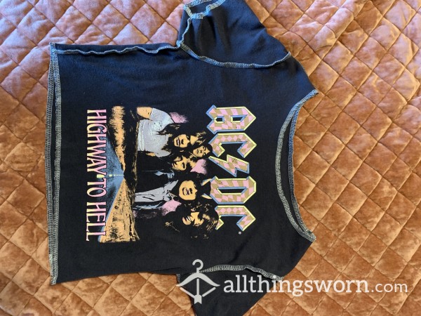 AC/DC Crop Top