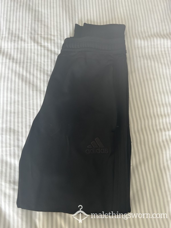 Adidas Black Trackies Size Medium