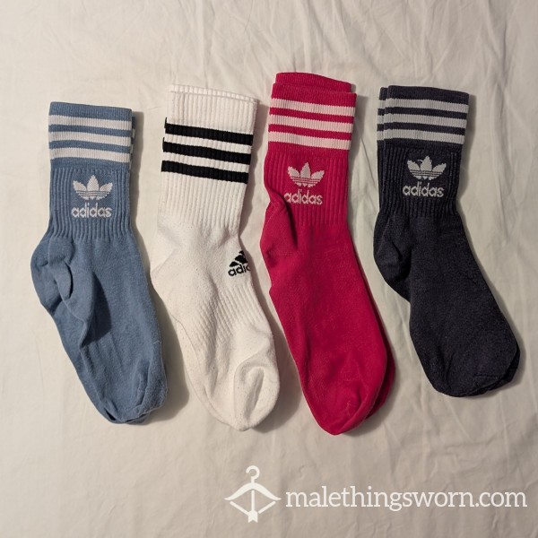 Adidas Crew Socks Worn 1 Day (various Colours Available)