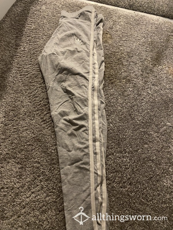 Adidas Grey Cotton Leggings