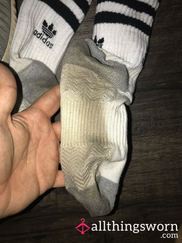 Adidas Socks- Multiple Gym/Work Wears + Sweaty.