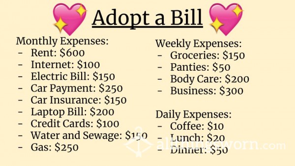 Adopt A Bill