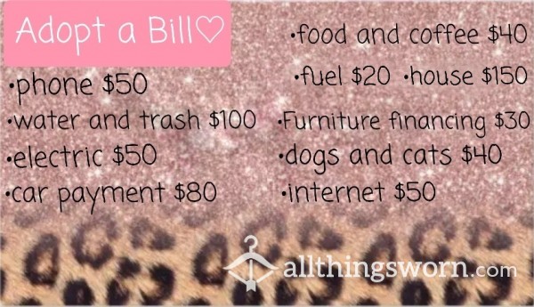 Adopt A Bill💝