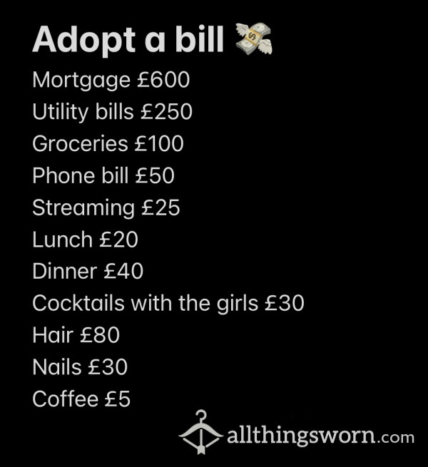 Adopt A Bill 💸