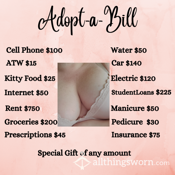 Adopt-A-Bill