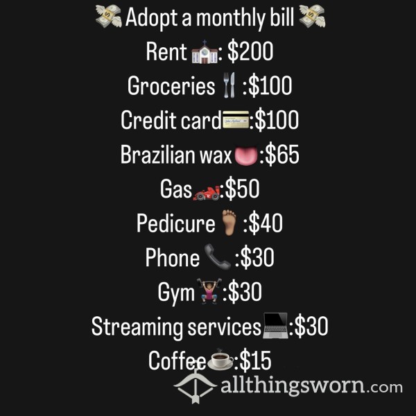 Adopt A Bill