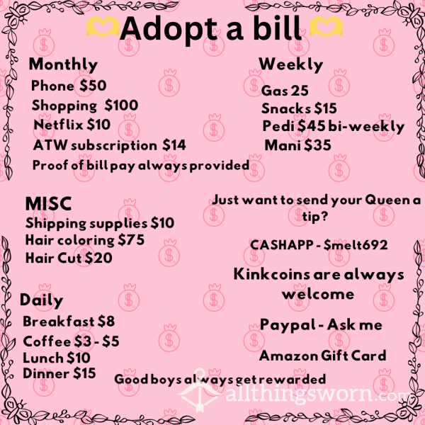 Adopt A Bill