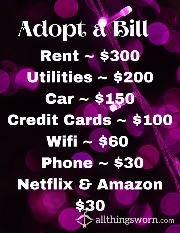 Adopt A Bill