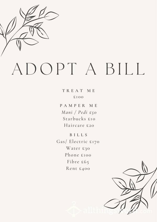 Adopt A Bill