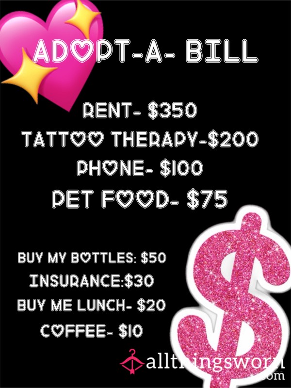 ✨Adopt-A-Bill ✨