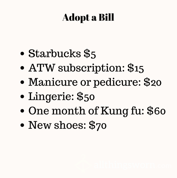 Adopt A Bill