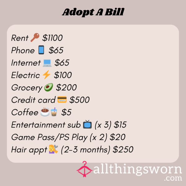 Adopt A Bill