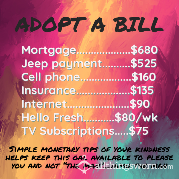 Adopt A Bill