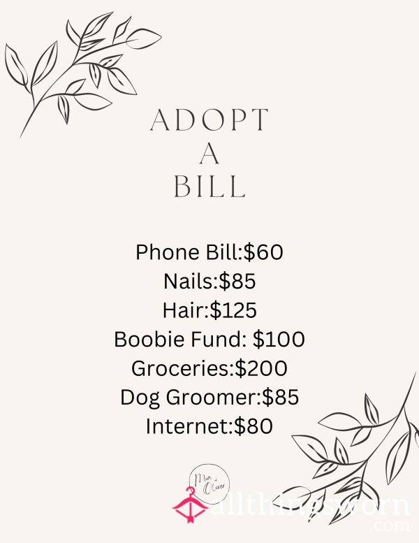 Adopt A Bill