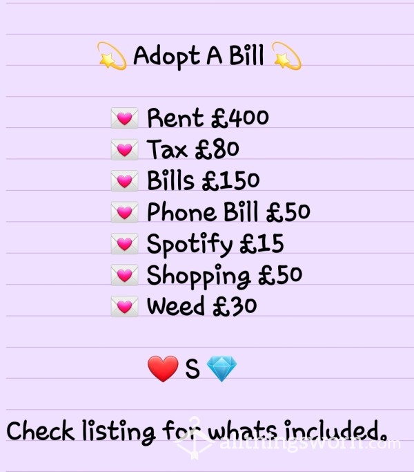 Adopt A Bill