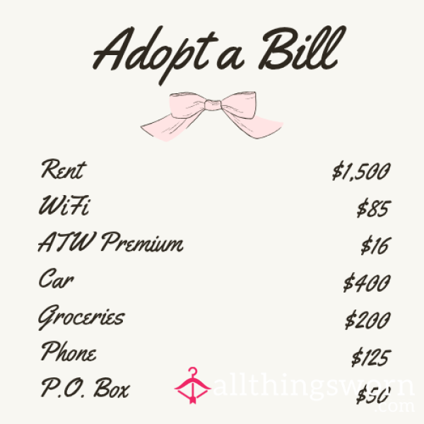 Adopt A Bill Of Mine