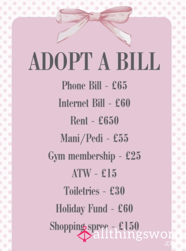 Adopt A Bill 😇