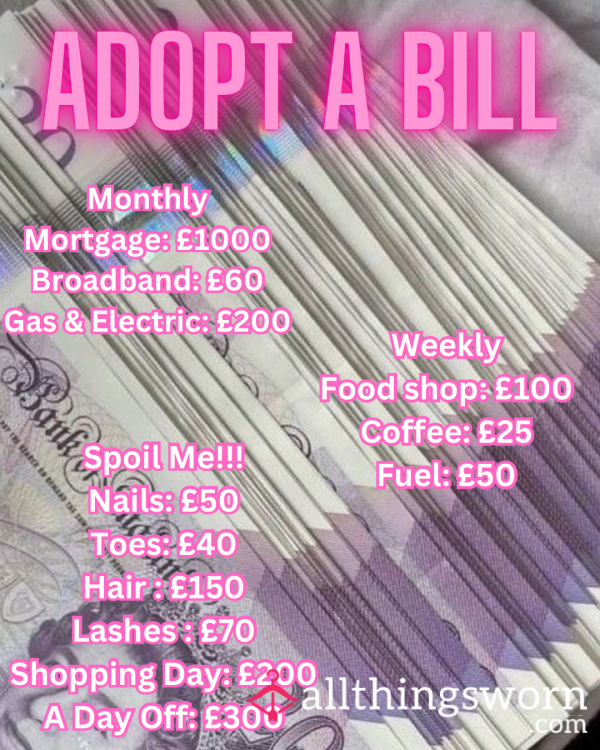 Adopt A Bill 💷🤑💰