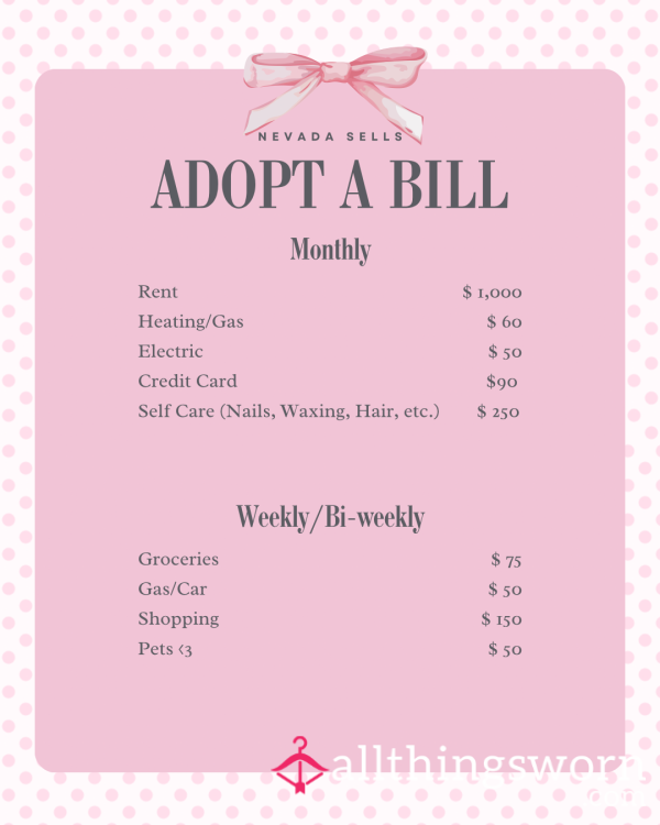 Adopt A Bill 💌