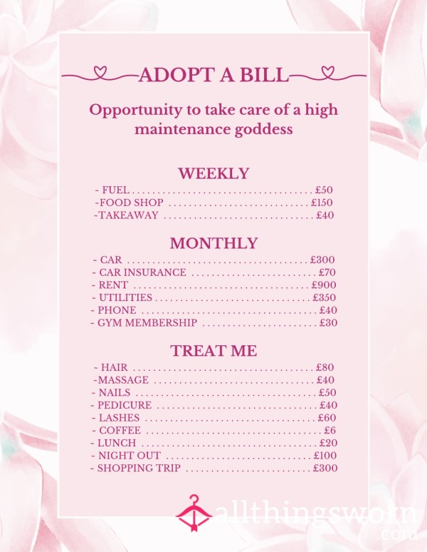 Adopt A Bill 💸