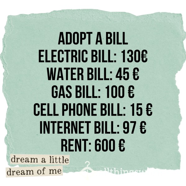 Adopt A Bill | I Want A Sugar Daddy