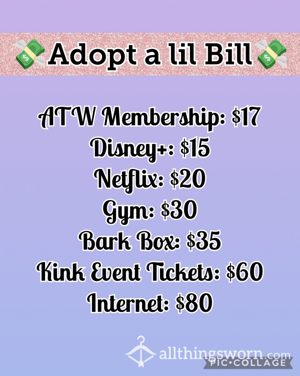 💸Adopt A Lil Bill💸