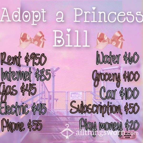 Adopt A Princess Bill