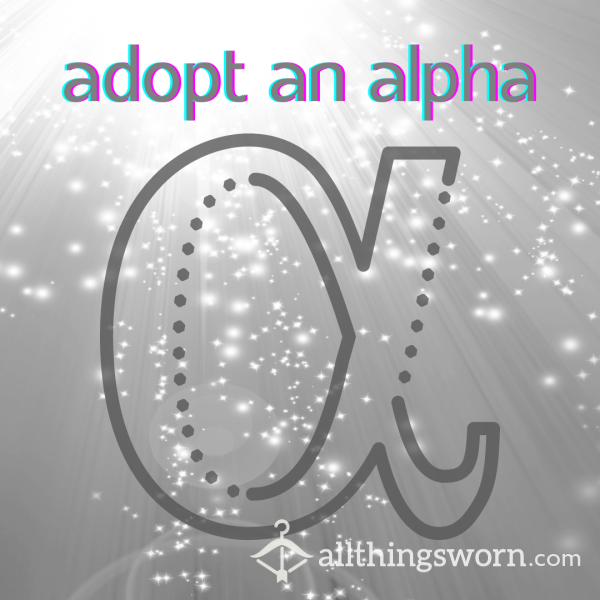 ADOPT AN ALPHA