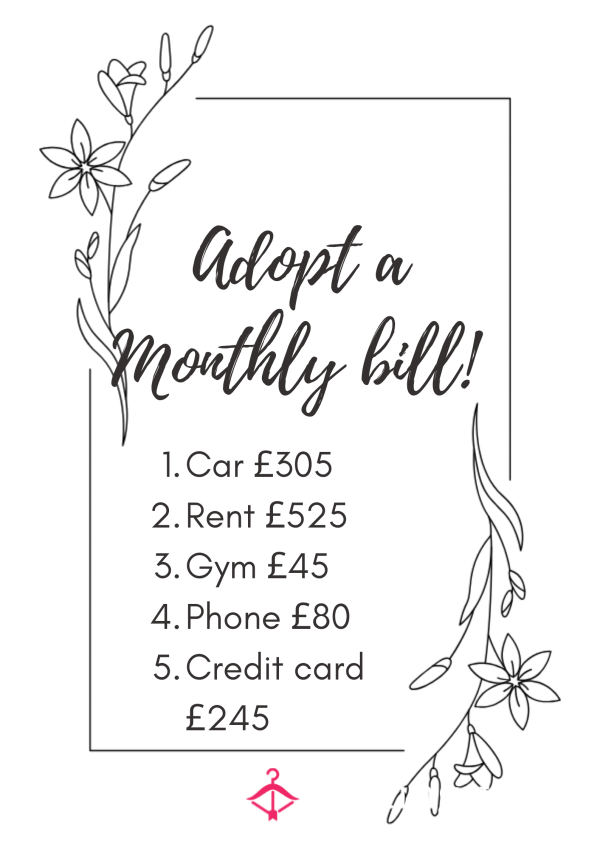 Adopt My Monthly Bill – Keep Me Satisfied