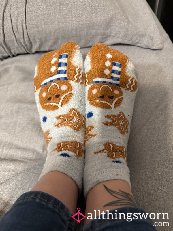 Adorable Smelly Gingerbread Socks