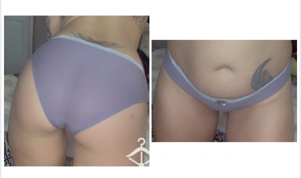 Adore Me Purple Cotton Panties