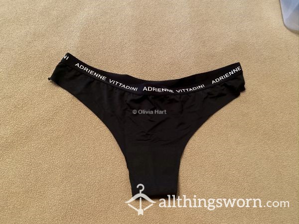 Adrienne Black Thong Pantie