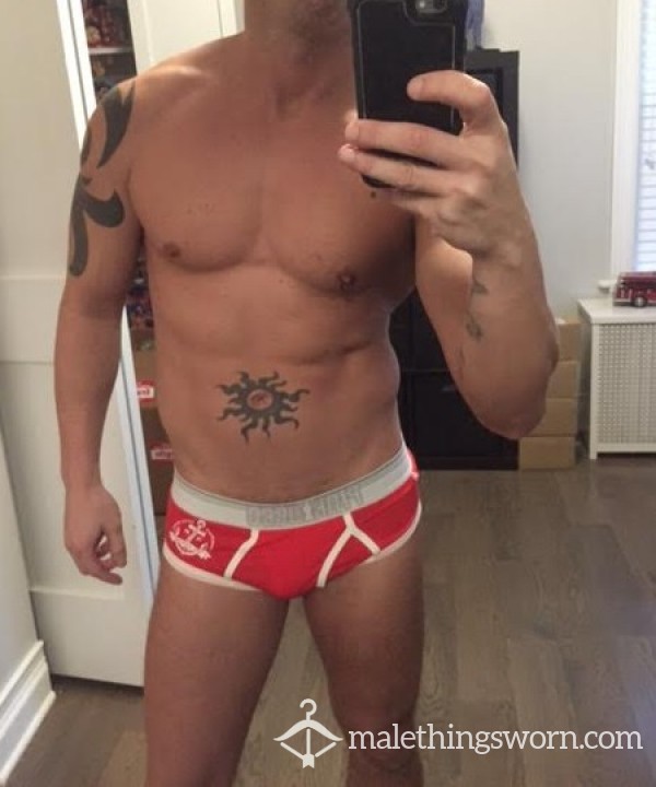 Adult Film Star Shane Frost's Gym Worn Briefs #7